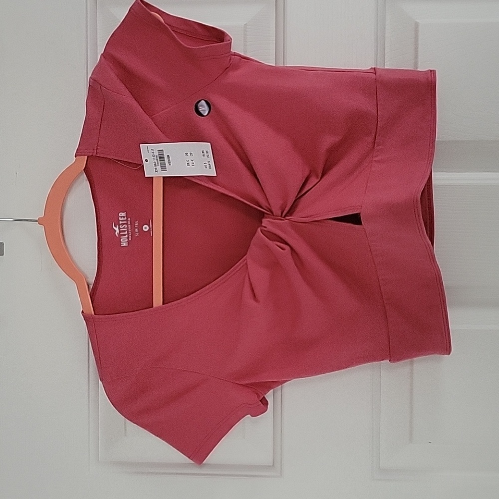 Hollister cropped slim tee